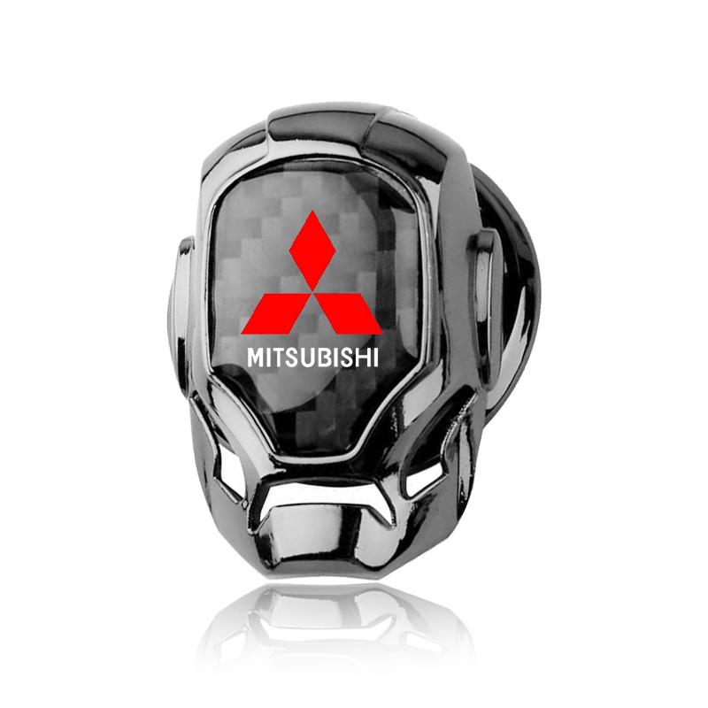 1Pcs Car One-Click Start Buttons Protective Cover Decoration For Mitsubishi ASX Lancer L200 Pajero Sport Attrage Mirage Eclipse