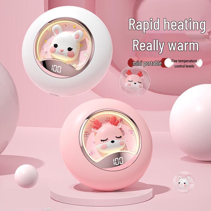 GEERSINUO Cute Star Portable Rechargeable Hand Warmer