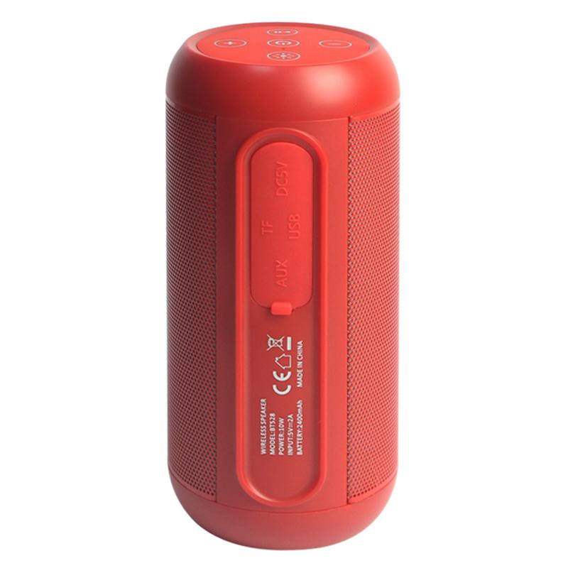 

AFK BT528 Bluetooth-compatible Speaker with Ambient Light,Support TF Card,U-Disk Red