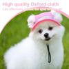 Summer New Pet Hats Breathable Sunshade Cat Cap Bow Princess Style Ear Exposed Dog Hat Light Pet Headwear For Small Dogs
