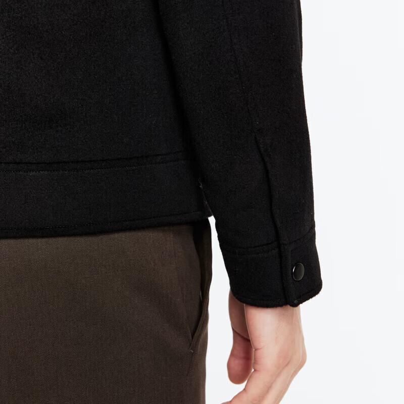 JOEONE Men's Wool Blend Lapel Business Jacket