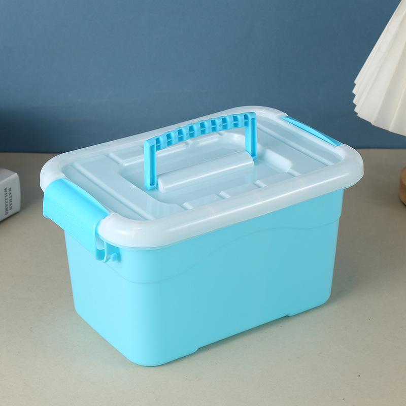 1,8 kg transparente staubdichte Aufbewahrungsbox für die Organisation von Spielzeug zu Hause