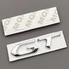 HRUC6 3D Metal Car Sticker GT Logo Emblem Trunk Badge Decals For Peugeot 308 408 508 307 205 206 208 3008 5008 4008 2008 Accessories