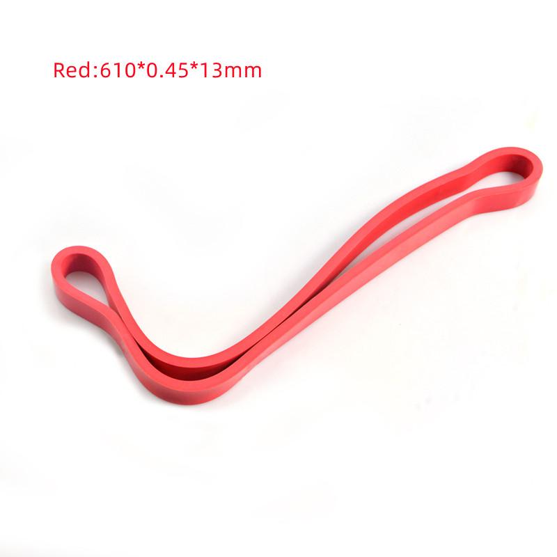 3 Colors Resistance Bands Natural Latex Expander Power Yoga Rubber Loop Fitness Elastic Bands Pilates Fitness Workout Equipm Practical Use красный