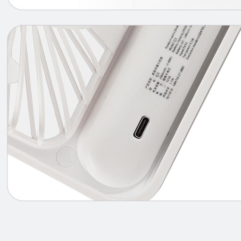 Digital Display Foldable Desk Fan