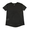 Nike Sports Lifestyle Series Lässig Atmungsaktiv Gestreift Rundhals Feuchtigkeitstransportierend Schnelltrocknend Kurzarm T-Shirt Damen T-Shirts Schwarz AQ5205-010