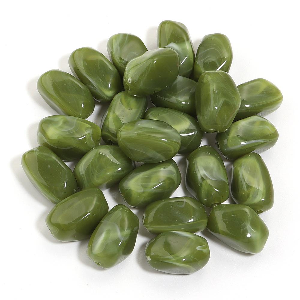 20PCS/Lot Irregular Acrylic Beads Two-tone Cloud Beads Making Meteorite shape Loose Spacer Beads DIY Bracelet Necklace