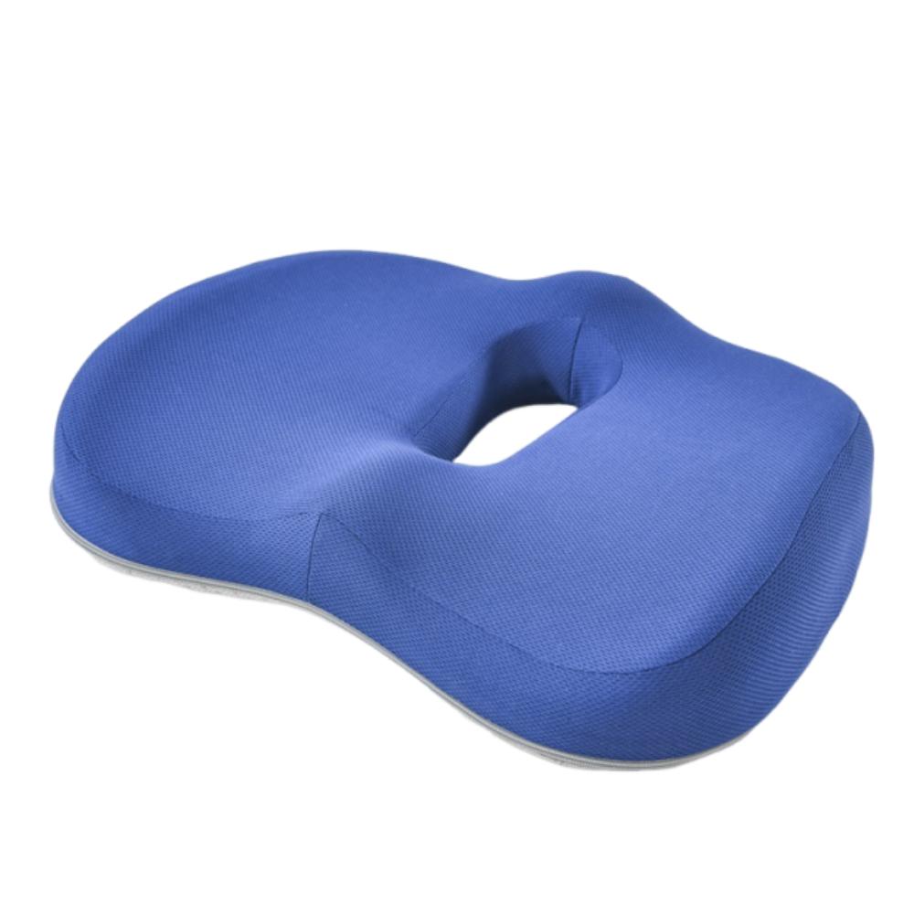 

Отскакивающая подушка для сиденья при геморрое Эргономичная подушка для стула для долгого сидения Подушка для офисного стула Студент синий