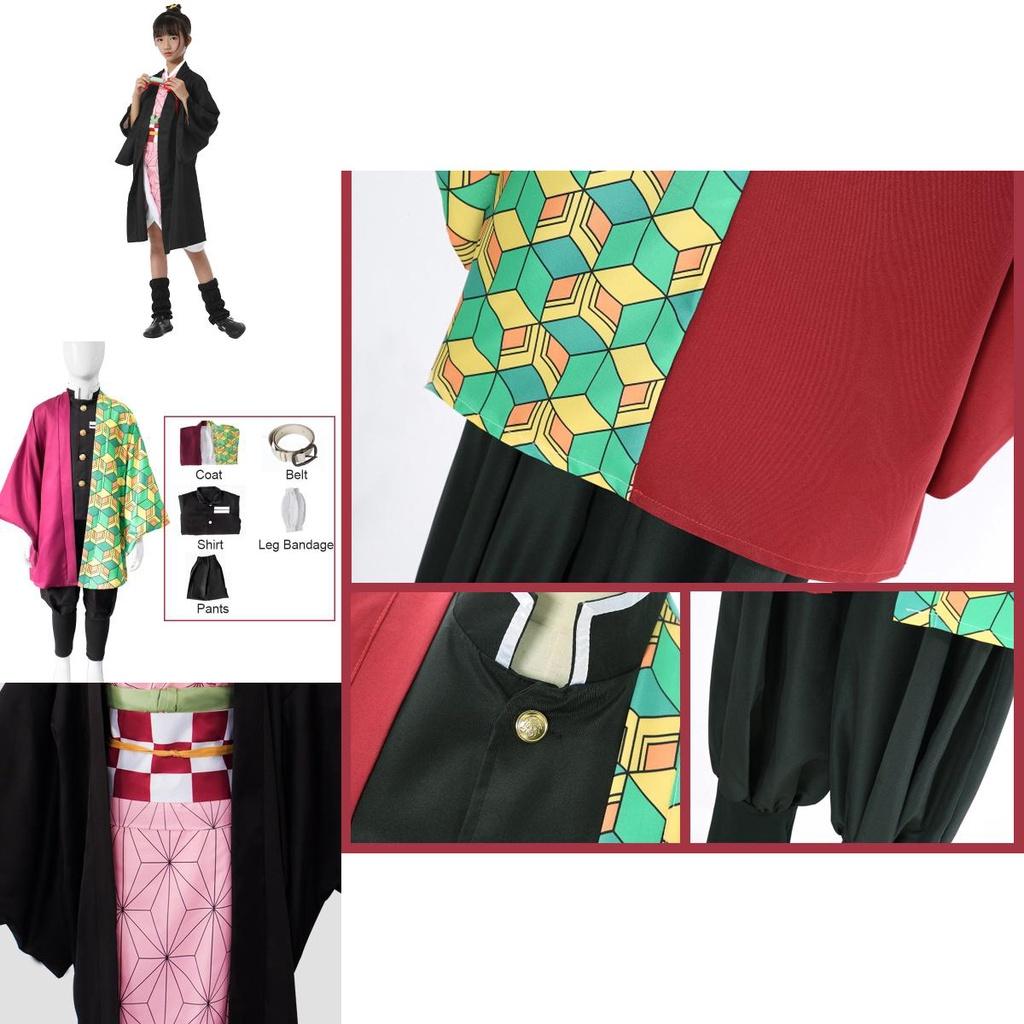 Get Your Kids Ready For Carnivals With Demon Slayer Kimetsu No Yaiba Kamado Nezuko Kids Cosplay Kimono Robes