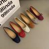 Moda Bailamos Kobiety Baleriny Damskie Płaskie Z Butami Klapki Okrągły Nosek Damskie Węzeł Motylkowy Płytkie Kobiety Baleriny Buty Mujer