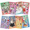 8 Cartoon Halloween Christmas Night Face Change Collage DIY Hand Notebook Decoration Waterproof