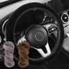 New Energy Vehicle Winter Anti Slip Plush Warm Steering Wheel Cover, Wear-resistant and Fashionable Universal Car Handle Cover