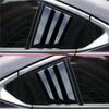 Compatible for Mazda 6 Atenza 2014-2021 Car Rear Louver Window Side Shutter Cover Trim Sticker Vent Scoop ABS Auto Accessories(Carbon)