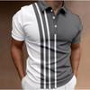 Schmal geschnittenes Poloshirt mit kurzen Ärmeln, vertikale Streifen für einen lässigen Alltagsstil