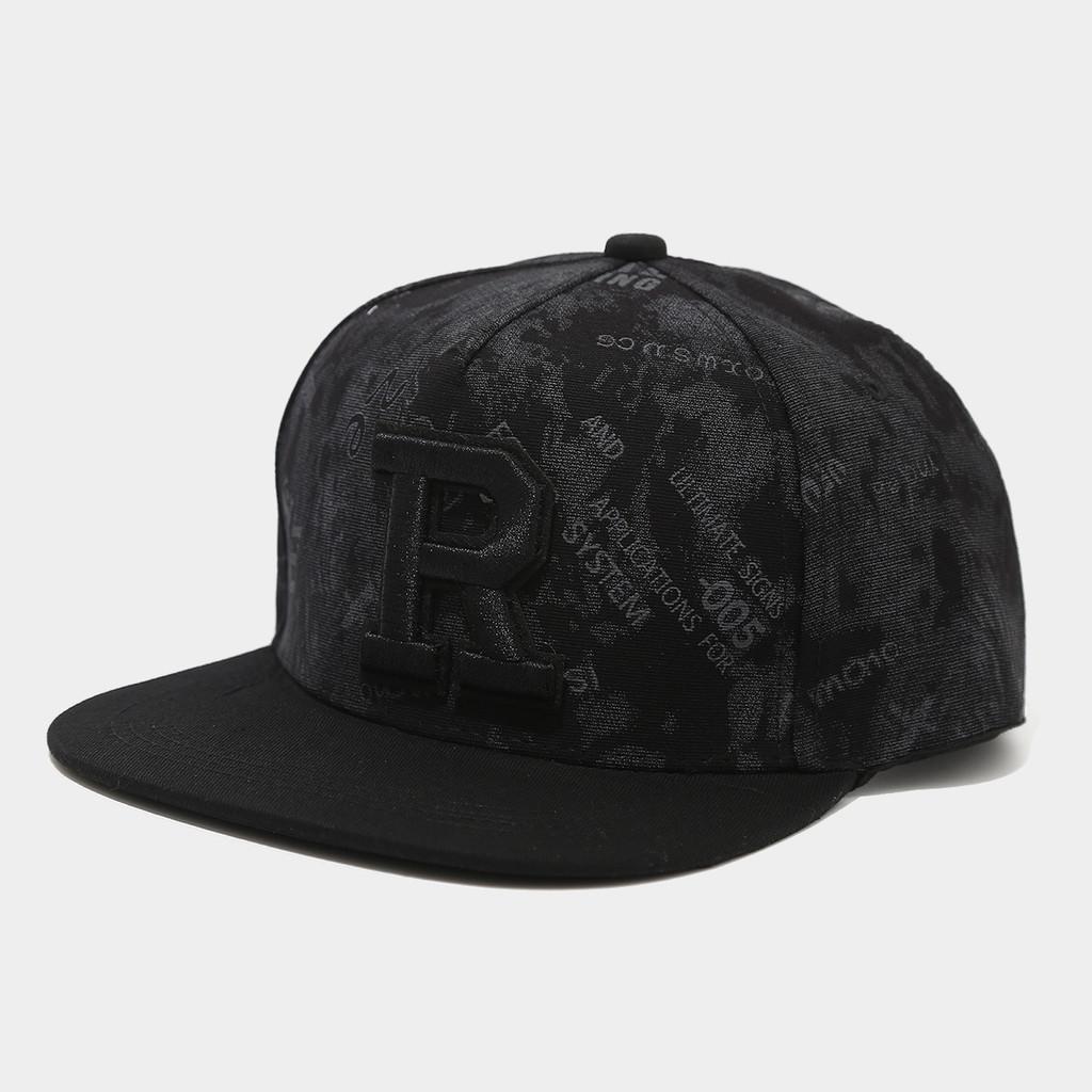 Streetwear Baseball Cap With Embroidered Letters For Casual Hip Hop Style 2025 Spring BlackR