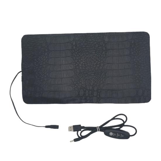 

3 шестерни с регулировкой температуры, прямоугольная, против царапин, альпинистская подушка для домашних животных, электрическая искусственная кожа, теплая B