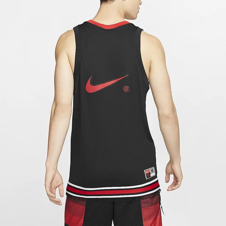 Nike X CLOT NRG GE Jersey (Asia Sizing) Black/University Red/White Men Streetwear CQ9344-010