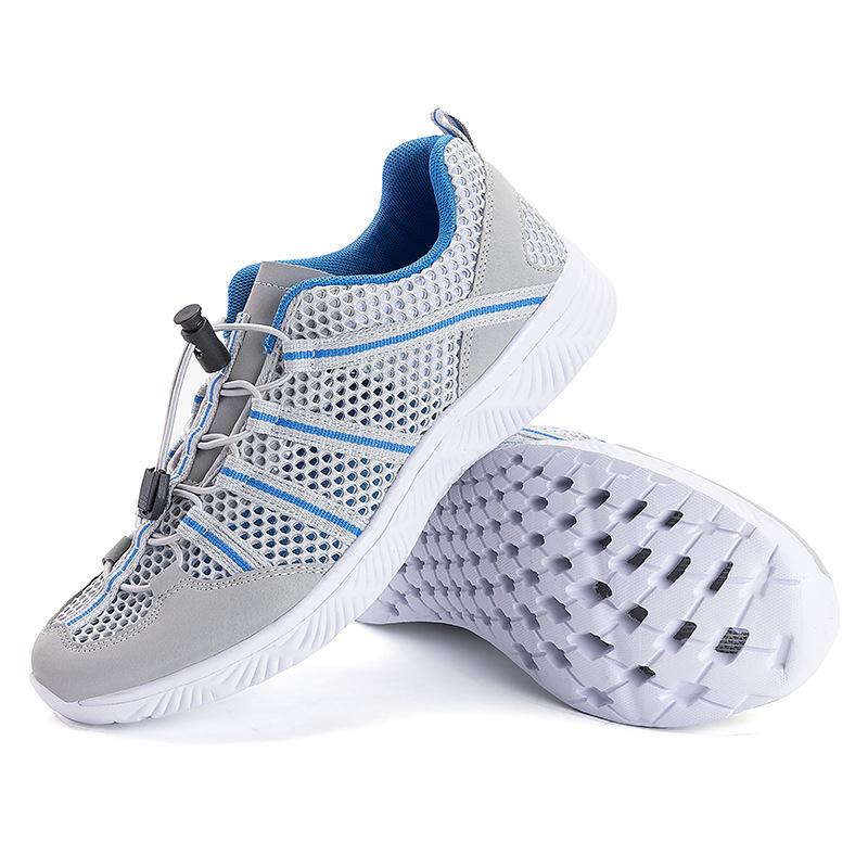 Summer Mesh Shoes For Men, Couples, Outdoor Shoes, Hollow Breathable, Lightweight Beach Shoes, Wading And River Tracing Shoes, Women