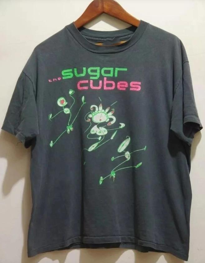 The SugarCubes Basic Black T-Shirt Unisex Cotton S-5XL GE340 Unisex T-Shirt L