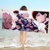 Japan Cartoon Anime B-Blue L-Lock Big Microfiber Beach Towels Quick Dry Sand Beach Towels Pool Towel for Travel Swim Pool Yoga