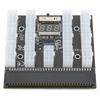 Placa Breakout de Energia Placa de Distribuição Adaptador 13 Portas 8 Pinos 1200W Visor Digital de Temperatura Acessórios de Computador 12V