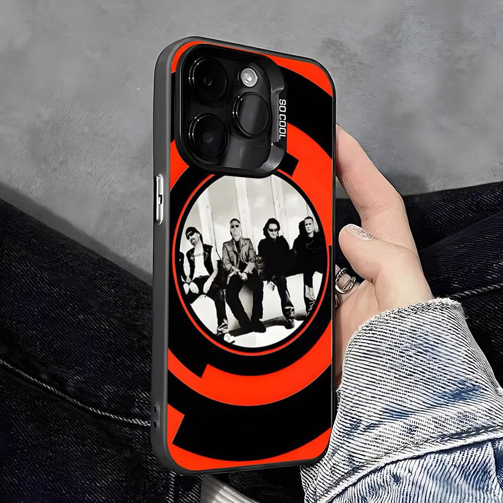 

U2 Band Phone Case For IPhone 17 Pro Max 16 Pro Max 15 14 13 11 12 Mini Xs X Xr 7 8 Plus Se Color Silver Cover iPhone 15 Plus