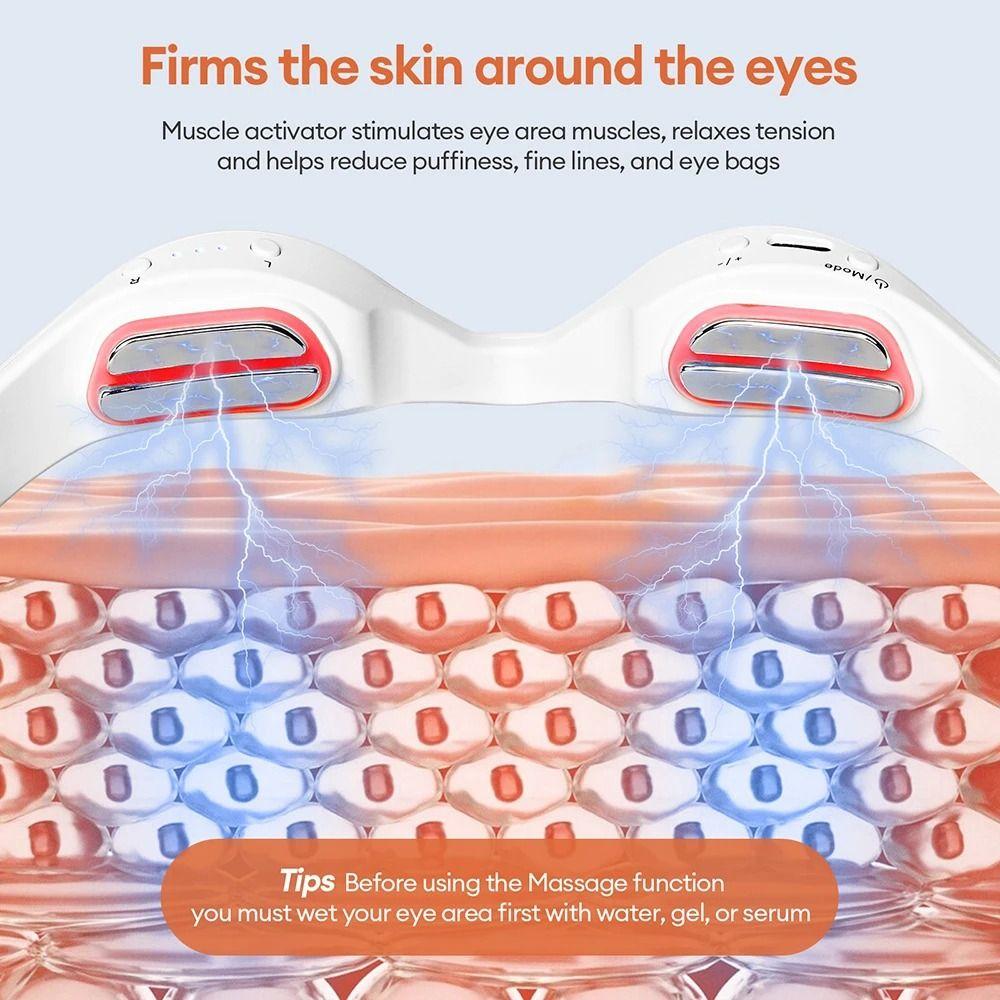Red Light Eye Massager Micro-Current EMS Eye Relax Relieve Eye Fatigue Eye Care Machine  Relaxation