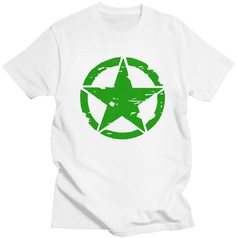 Custom Mens US Tactical Military Star T Shirts ShortSleeve Cotton Tshirts Streetwear Tshirt Casual Tee Loose Fit Clothes