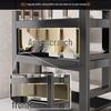Multifunctional 3-Tier Kitchen Countertop Storage Rack