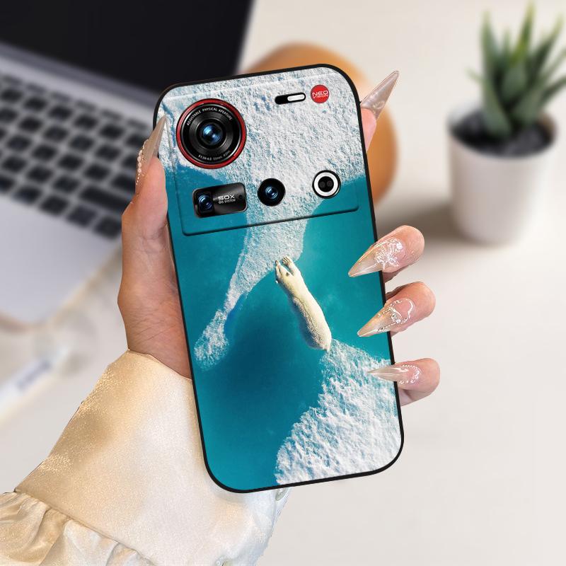 Handyhülle für ZTE nubia Z70 Ultra Hüllen NX733J Cartoon Weiche TPU Silikon Hülle für Nubia Z 70 Ultra 5G Schutzhülle Bumper