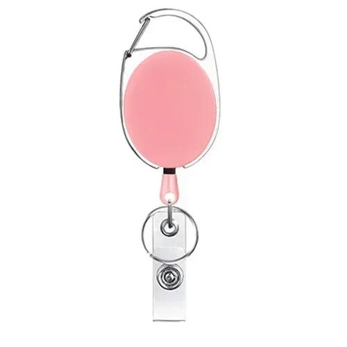 Transparent Cards Slots ID Tag Badge Holder with Badge Reel Cards Storage Organizer Employee Pass Work Card Case Sleeve