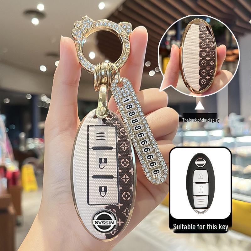 Nissan Sylphy, Teana, Qashqai, Tiida, Lannia, Bluebird Schlüsselhülle & Damenhandtasche