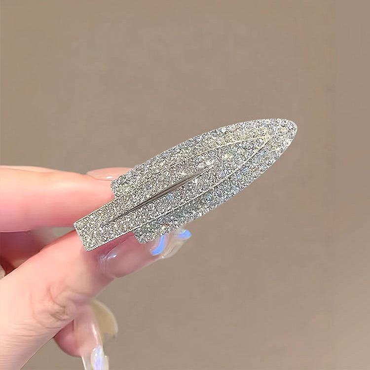 Elegant 2025 Korean Bow Pearl Rhinestone Hair Clip - Internet Celebrity Style