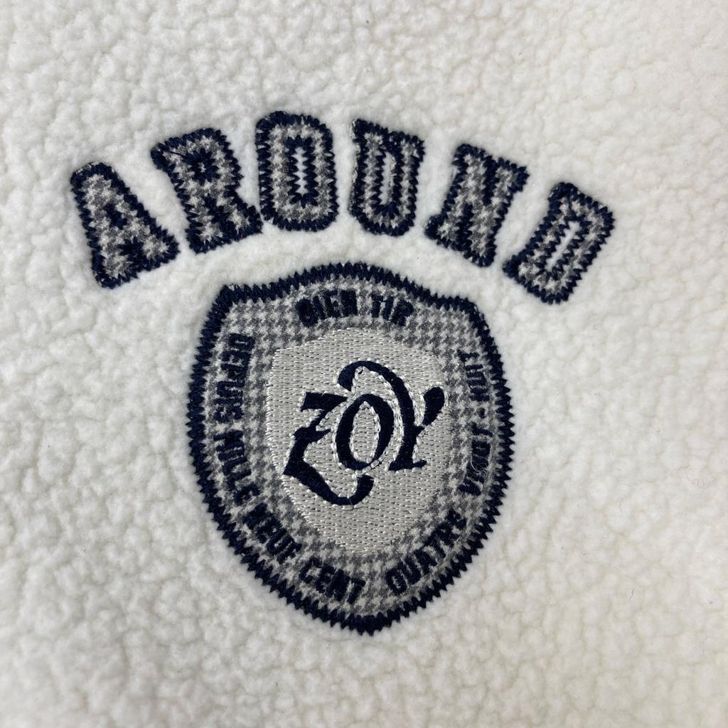 ZOY White POLARTEC THERMAL PRO fleece blouson Jacket 2 whiteUsed