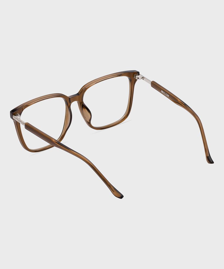 Likkeullou Rc Rowena Blue Light Glasses Brown