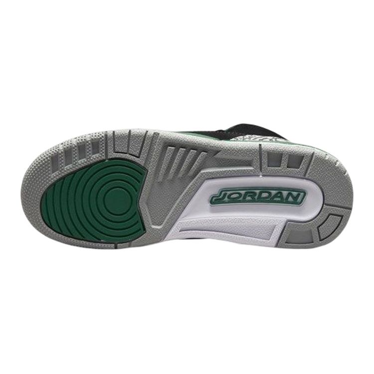 Air Jordan 3 Retro GS Pine Green Dětské tenisky Černá Cementově šedá Bílá 398614-030