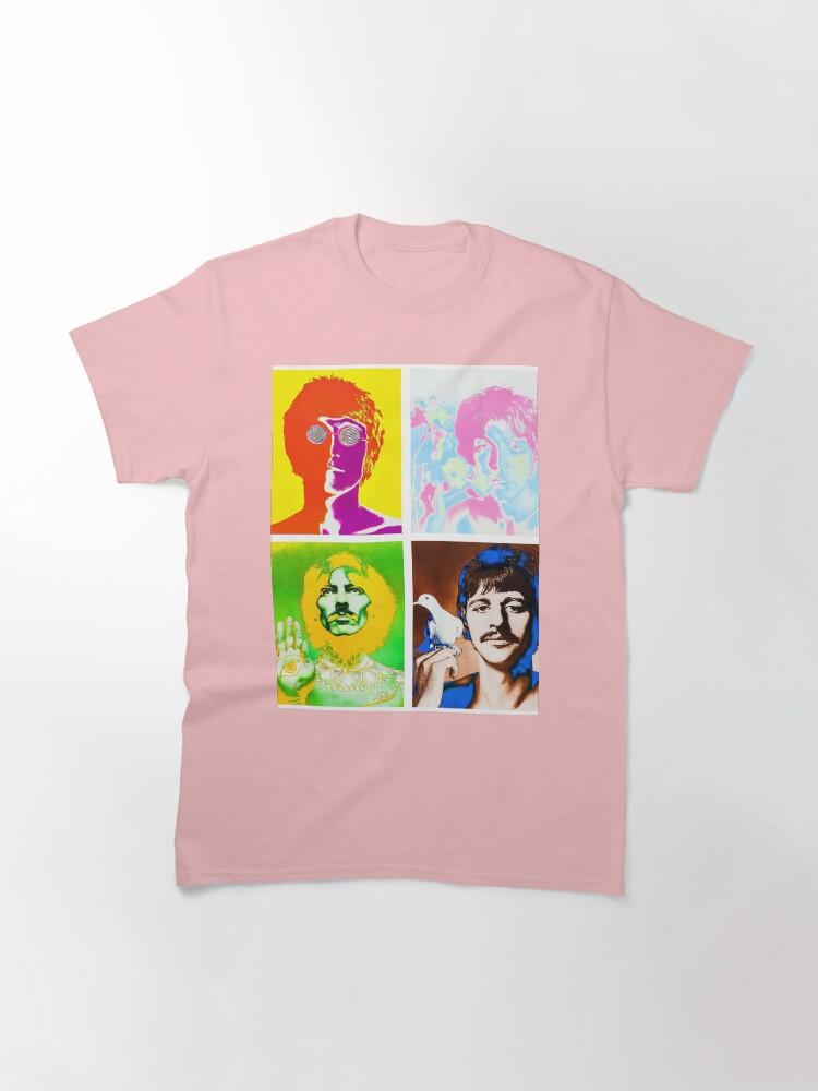 John Lennon Beatles Ringo, Paul, George, John Maglietta Classica