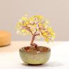Lucky Cat & Money Tree Desk Ornament