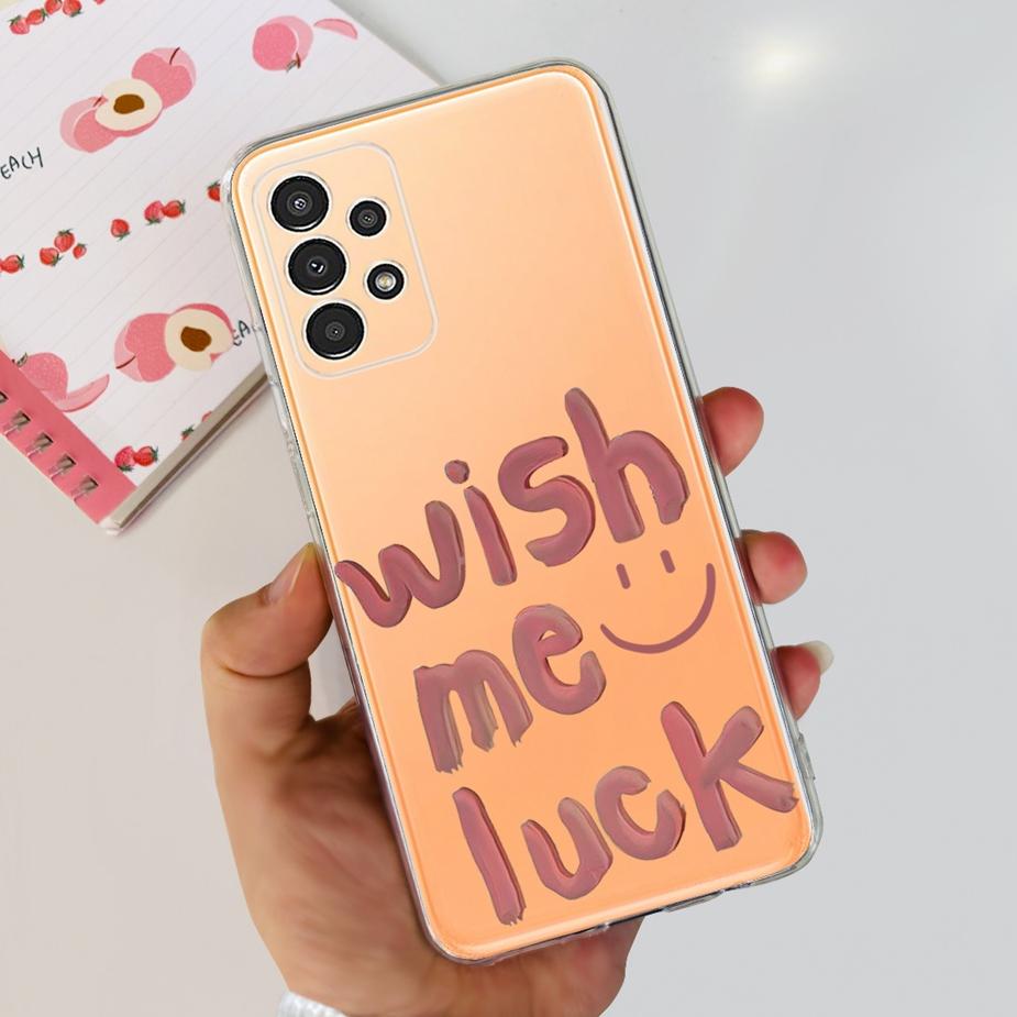 For Samsung Galaxy A23 5G Case New Fasion Painted Cover Clear Silicone Soft TPU Phone Case For Samsung A23 A 23 GalaxyA23 Bumper