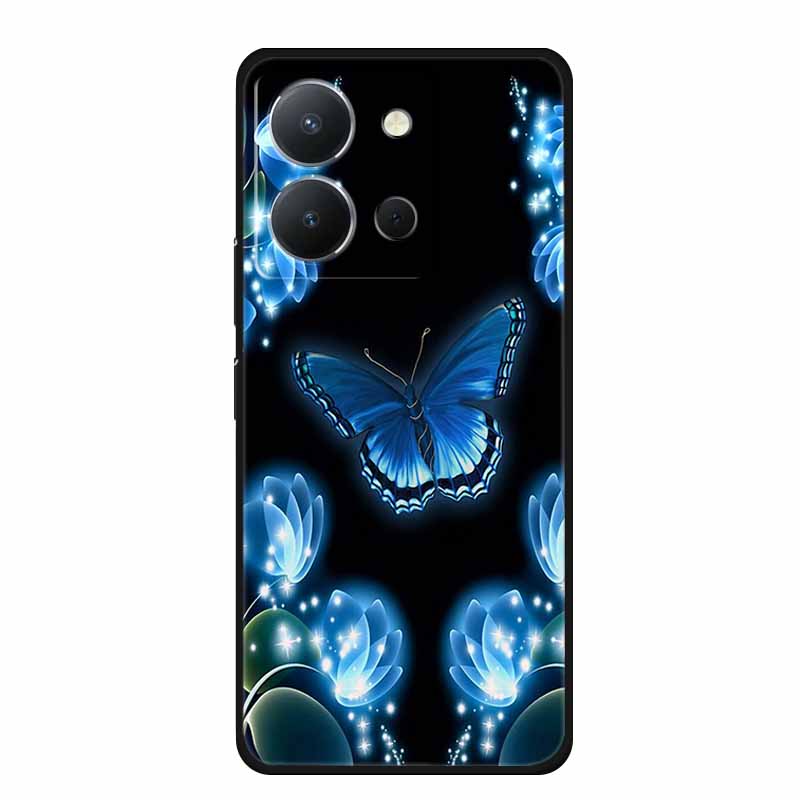 For Vivo Y36 4G Case Animals TPU Soft Cover Silicone Phone Cases For VivoY36 4G Russian Version Shockproof Protector Wolf Coque