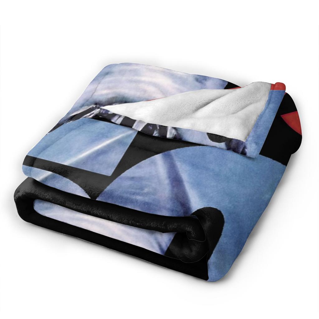 Jaws 50th Anniversary Retro Vintage 90s Movie Blanket Cover Fuzzy Throw Blanket Bedding Couch Personalised Lightweight Bedsprea