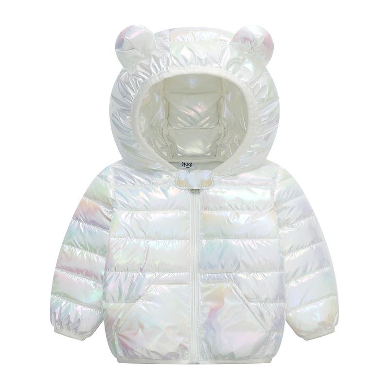 2025 Autumn/Winter Cartoon Children's Down Jacket - Lightweight Short Cotton Coat for Boys and Girls