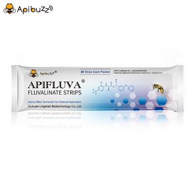 APIBUZZ APIFLUVA Účinné prúžky proti Varroa - 20-násobné balenie | Základy včelárstva | Príslušenstvo k úľom | Bee Equipment