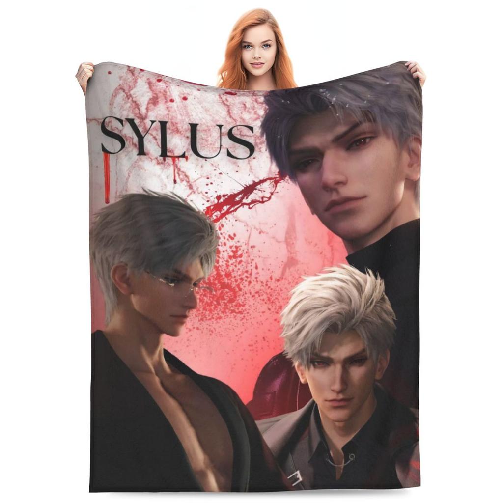 Sylus Love And Deepspace Super Soft Blanket Airplane Travel Plush Throw Blanket Funny Couch Chair Flannel Bedspread Bed Cover