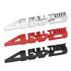 1Pc 3D Metal 4WD Logo Decals Emblem Badge Car RearTrunk Fender Adhesive Badge Body Sticker Accessories