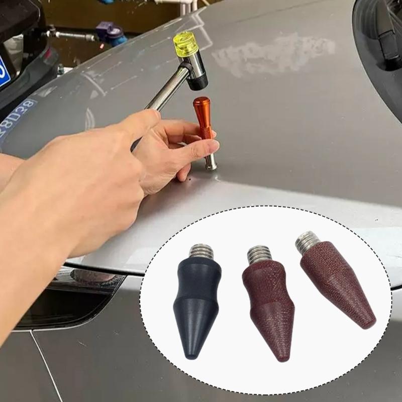 Pack of 5 Car Dent Repair Tool Heads Tip Dent Hammer Replacement Head Dent Removal Tool Accessories Universal