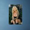 Metal Wall Art Sign Modern Blonde Black Fashion Plaque for Home Office Decor