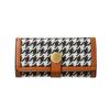 Short Card Holders Clutch Korean Style Short Wallet Fashion Women Houndstooth Wallet  Outdoor