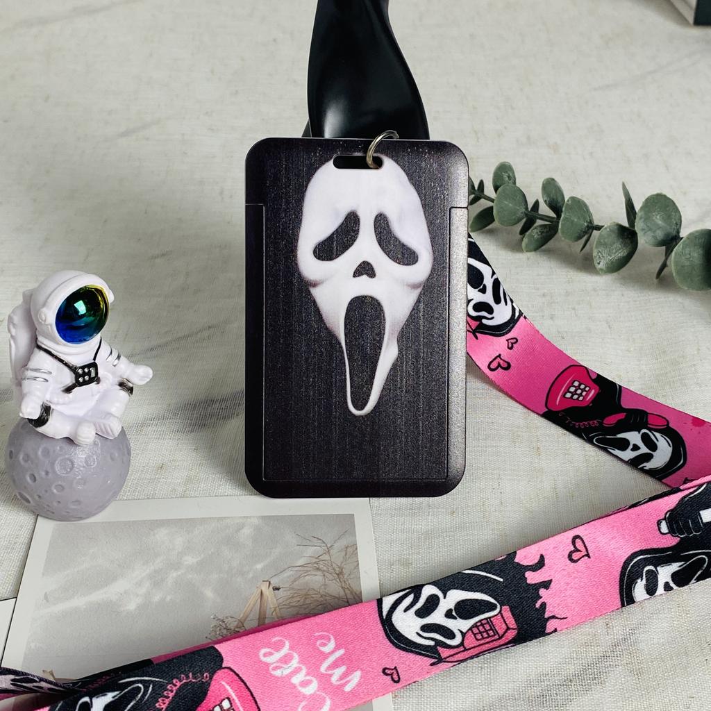 Cordones para Llavero de Anime Portapase de Insignia Tarjeta de Crédito ID Cuerda para Colgar Lariat Cordón para Llaves Accesorios de Anime Regalos Halloween