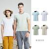 Men's Summer Quick-Dry Color Block Athletic T-Shirt, UV Protection, Breathable, Loose Fit Running Top